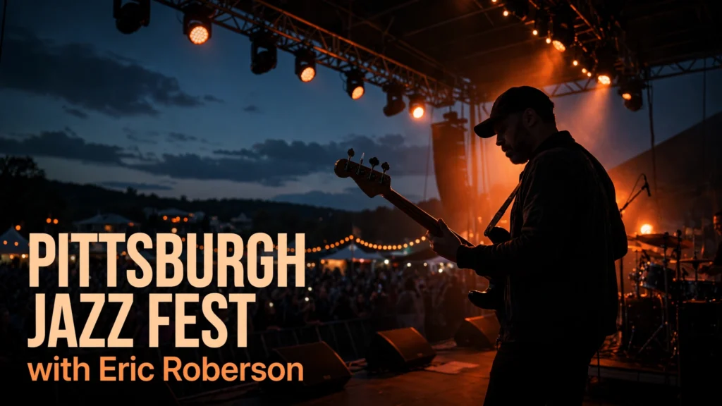 Jay Bratten at Pittsburgh Jazz Fest with Eric Roberson